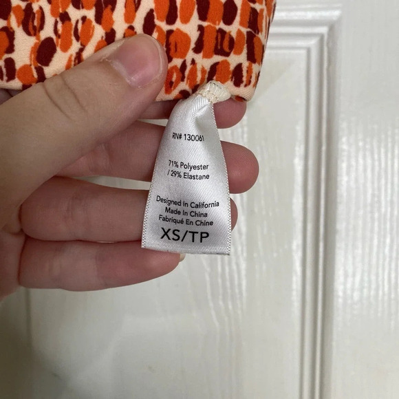 L*SPACE Set Do The Twist Sports Bra Carter Bike Short Wild Bunch Size XS Orange - Picture 9 of 16